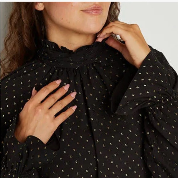 NWT Mock Neck Blouse — XL - Picture 5 of 13